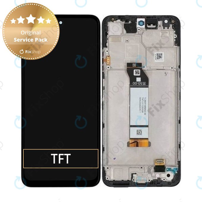 Wyświetlacz do Xiaomi Redmi Note 10 5G, Ekran dotykowy z ramką, 5600020K1900, Graphite Gray, Genuine Service Pack