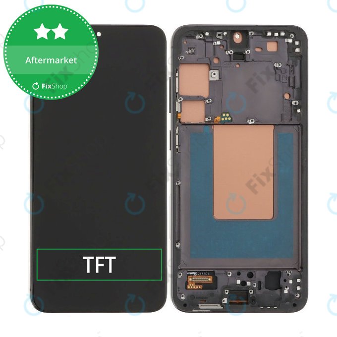 Wyświetlacz do Samsung S24 Plus S926B, Ekran dotykowy z ramką, Onyx Black, TFT