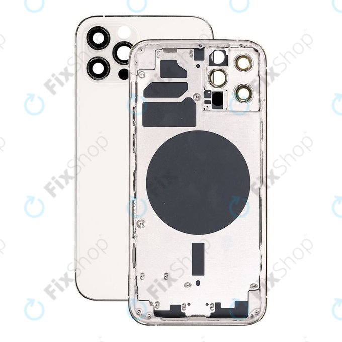 Tylna obudowa do iPhone 12 Pro, Srebrny, Silver