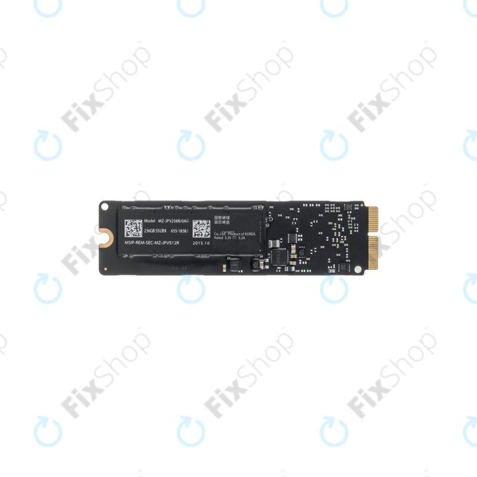 SSD 256GB do MacBook Air 13" A1466, Early 2015 - Mid 2017
