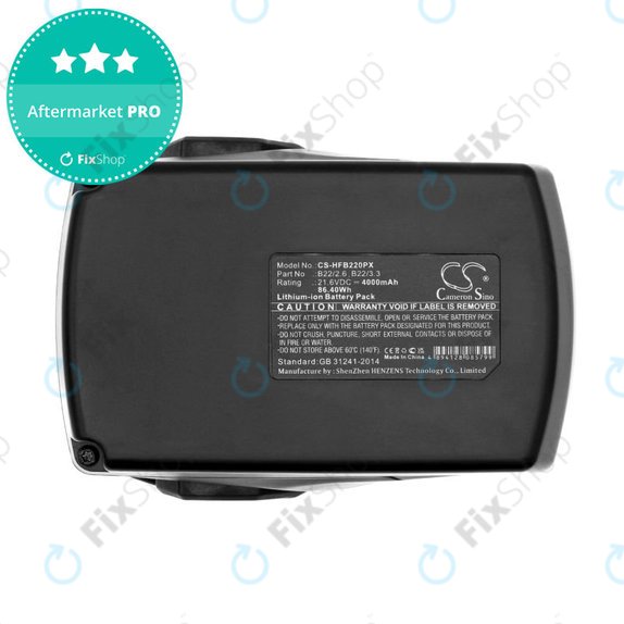 Bateria do Hilti B22 Ag 125-A22, Wsr 22-A, 4000mAh, Li-Ion, 21.6V, B22/2.6, HQ