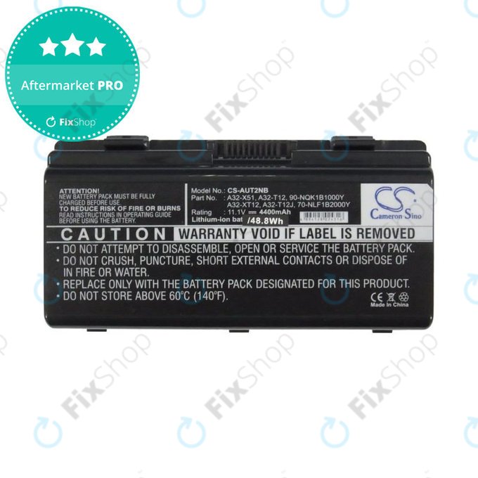 Bateria do Asus X51RL, T12Jg, T12C, X51L, 4400mAh, Li-Ion, 11.1V, A32-X51, HQ