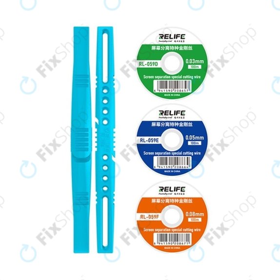 Zestaw drutów do separacji wyswietlaczy LCD, Relife RL-059 Plus, 5w1