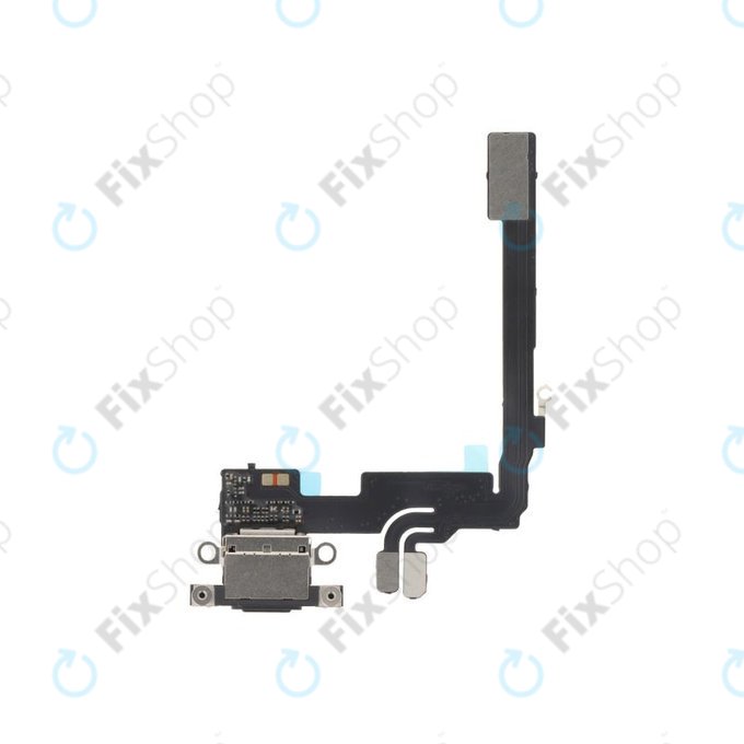 Złącze ładowania z taśmą flex do iPhone 16 Pro, Black Titanium