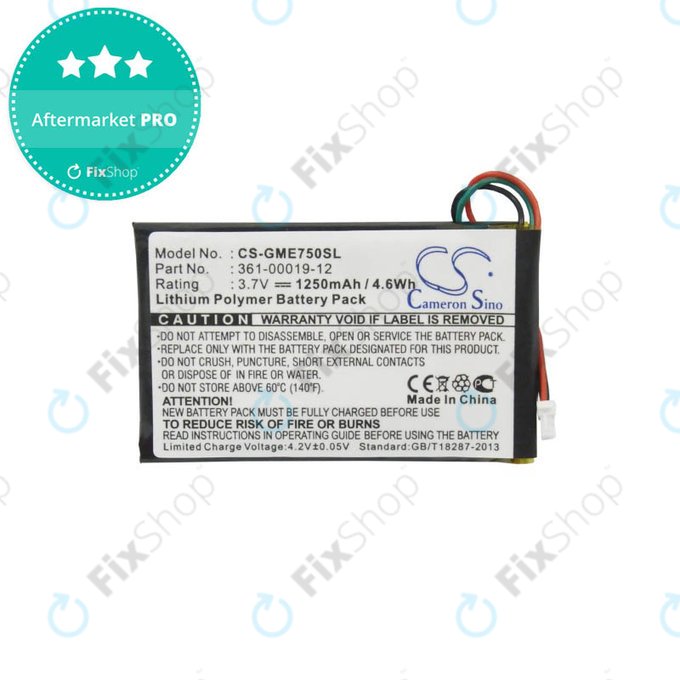 Bateria do Garmin Edge 605, 705, 361-00019-12, 1250mAh, HQ