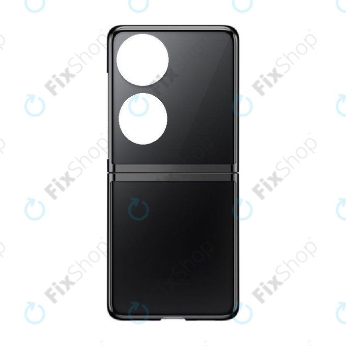Tylna pokrywa baterii (Górny + Dolny) do Huawei P50 Pocket BAL-AL00, BAL-L49, Czarny, Black
