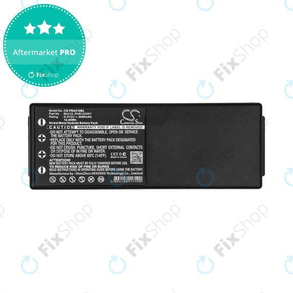 Bateria do HBC Radiomatic BA, 2000mAh, Ni-MH, 6V, RHB1220KY, HQ