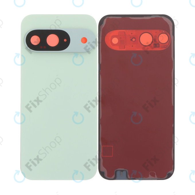 Tylna pokrywa baterii z kompletnym montażem do Google Pixel 9, Wintergreen