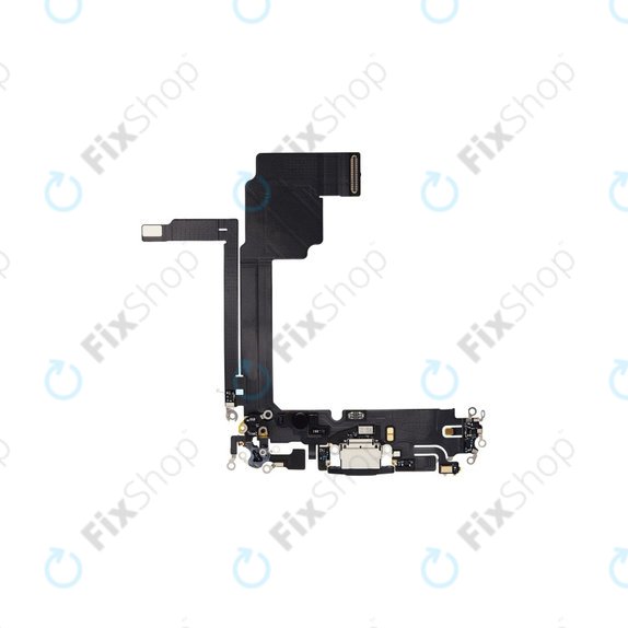 Złącze ładowania z taśmą flex do iPhone 15 Pro Max, Black Titanium