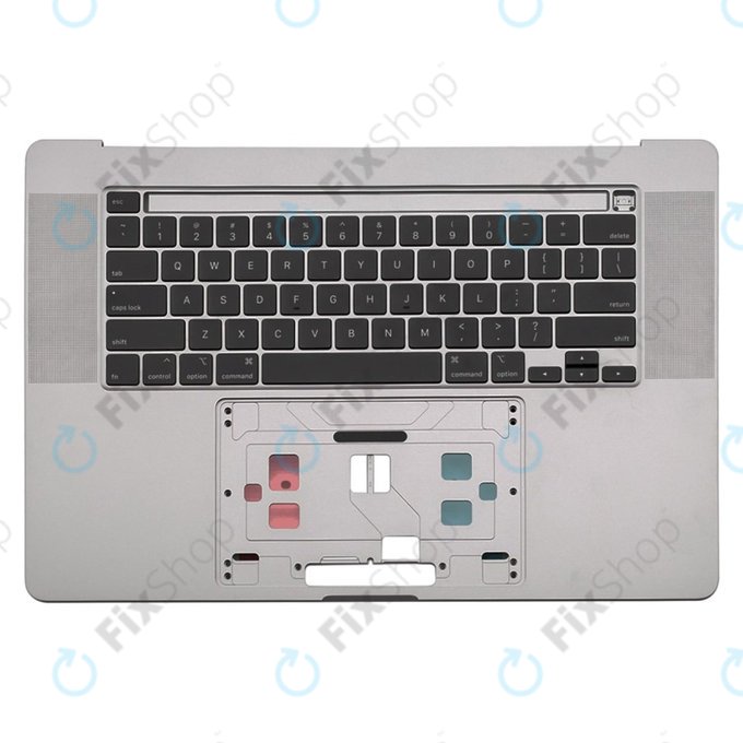 Górna ramka klawiatury z klawiaturą UK do MacBook Pro 16" A2141 (2019), Space Gray