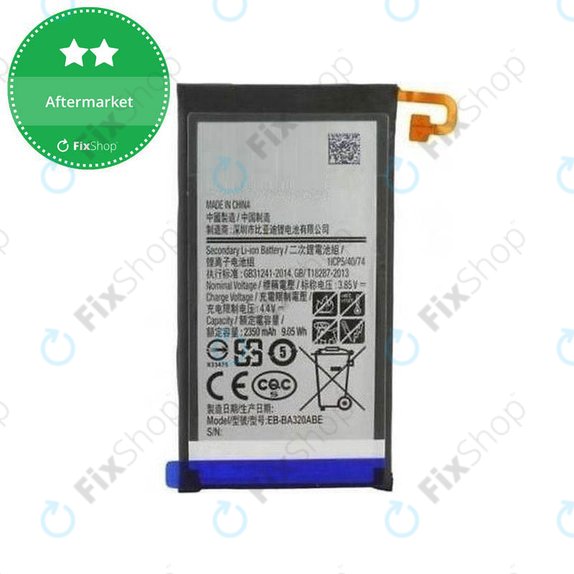 Bateria do Samsung A3 A320F (2017), BA320ABE, 2350mAh