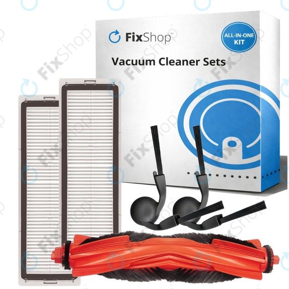 Zestaw części zamiennych do Xiaomi Robot Vacuum S40 (1x Główna szczotka, 2x Filtr, 2x Szczotka boczna)