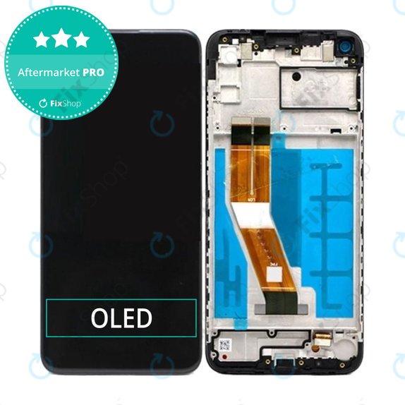 Wyświetlacz OLED dla Samsung M11 M115F, Ekran dotykowy z ramką
