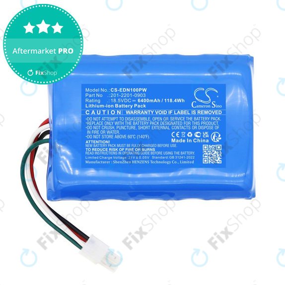 Bateria do Ecovacs BAIZE, G1-800, GX-600, GOAT G1, 6400mAh, Li-Ion, 18.5V, 201-2201-0903, HQ