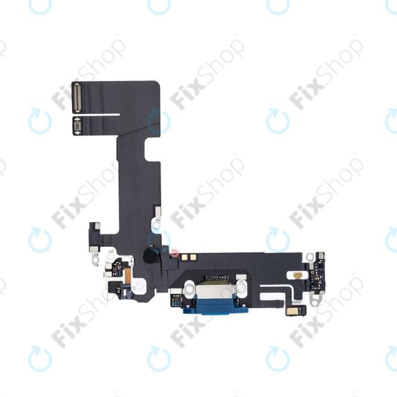 Złącze ładowania z taśmą flex do iPhone 13, Niebieski, Blue