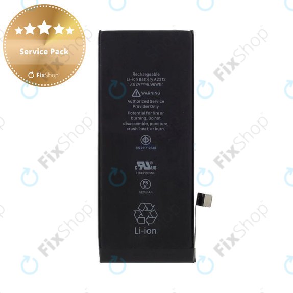 Bateria dla iPhone SE (2nd Gen 2020), 1821mAh, A2312, Service Pack