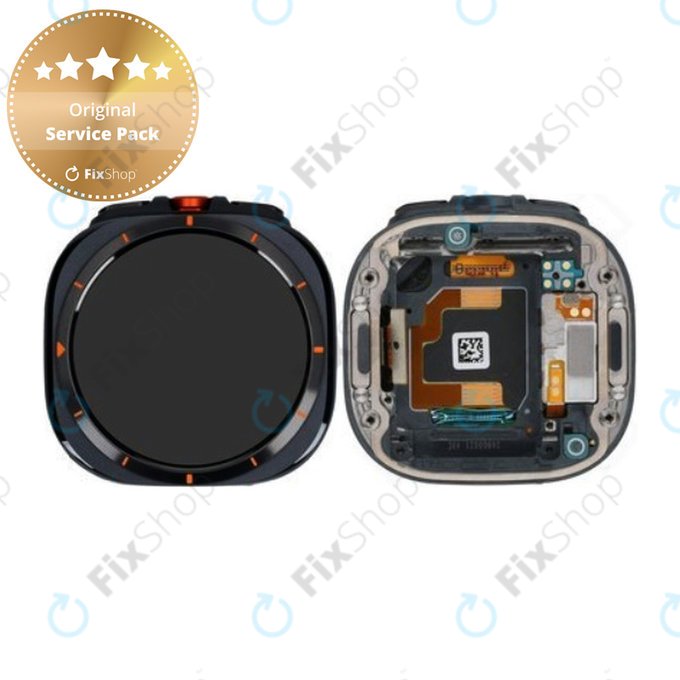 Wyświetlacz do Samsung Galaxy Watch Ultra (LTE) SM-L705U, Ekran dotykowy i ramka, GH82-35194A, Dark Grey, Genuine Service Pack