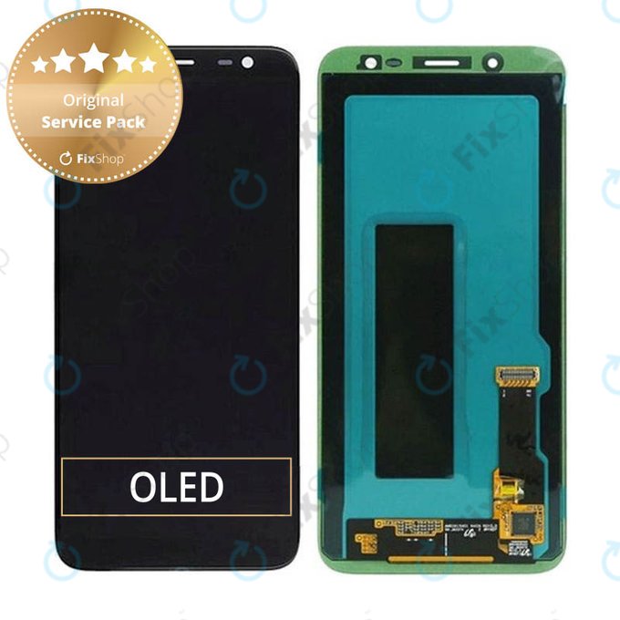 Wyświetlacz z ekranem dotykowym do Samsung J6 J600F, GH97-21931A, GH97-22048A, Genuine Service Pack