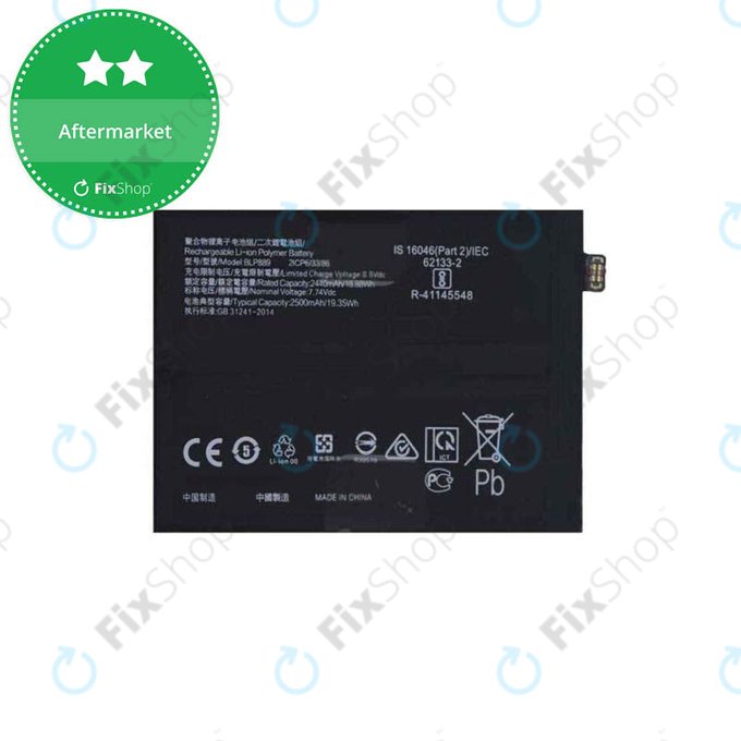 Bateria do Oppo Find X5 Pro 5G, BLP889, 5000mAh