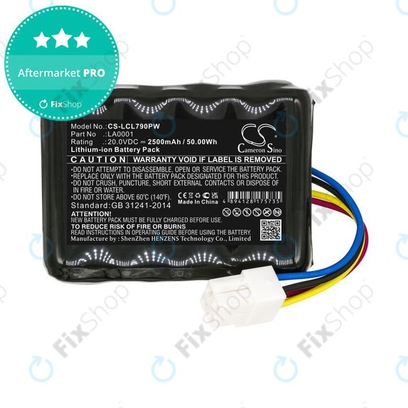 Bateria do Landxcape LX797, Ferrex 800m2 2021, 2500mAh, Li-Ion, 20V, LA0001, HQ