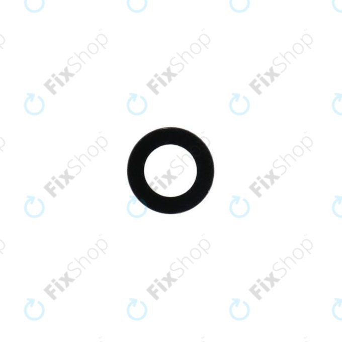 Szklo obiektywu tylnej kamery z ramka do iPhone 6, Czarny, Black