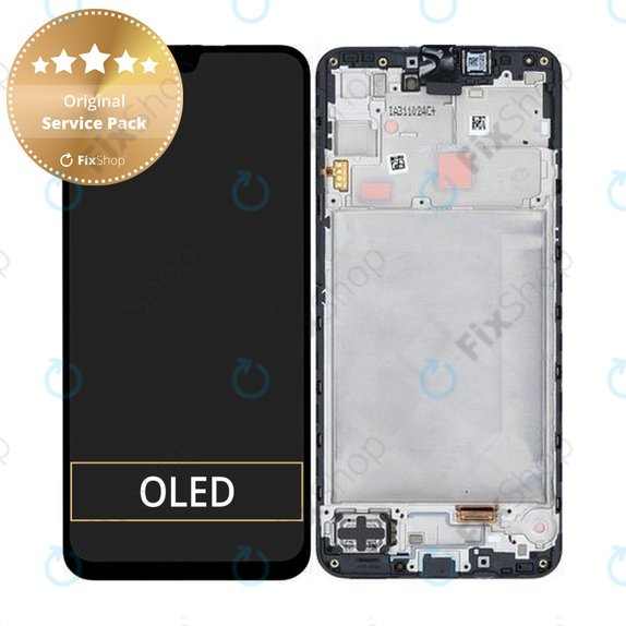Wyświetlacz dla Samsung A16 4G, Black, Ekran dotykowy z ramką, GH82-36253A, Genuine Service Pack