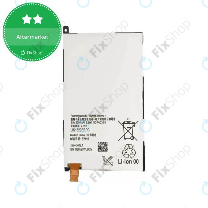 Bateria do Sony Xperia Z1 Compact, LIS1529ERPC, 2300mAh