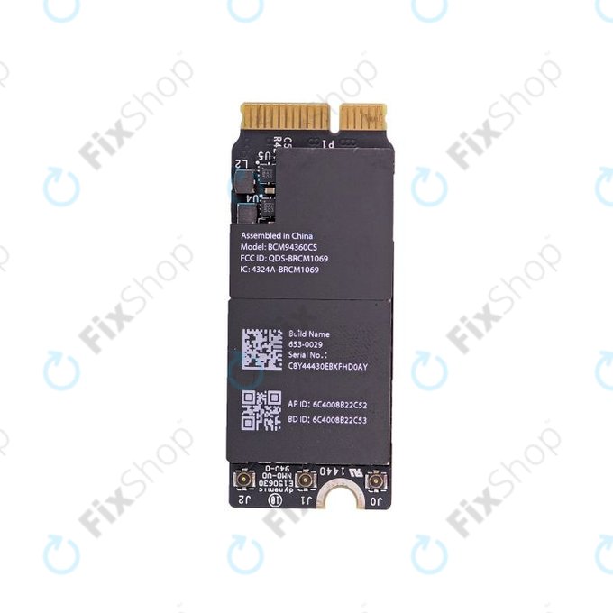 Karta sieci bezprzewodowej AirPort BCM943602CS do MacBook Pro 13" A1502, Early 2015, 15" A1398, Mid 2015