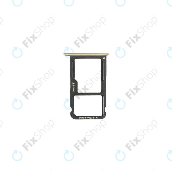 Tacka SIM/SD do Huawei P9 Lite | Zloty | Gold