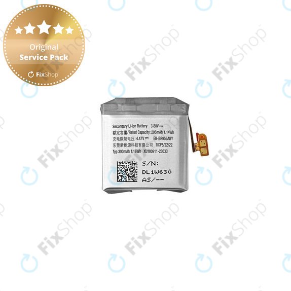 Bateria do Samsung Watch 6 43mm Classic R950, R955, GH43-05160A, EB-BR955ABY, 300mAh, Genuine Service Pack