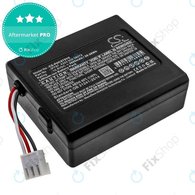 Bateria do Philips SmartPro Easy FC8007, FC8792, FC8794, IP797, 4322 005, 38072, Li-Ion, 10,8V 2600mAh, HQ