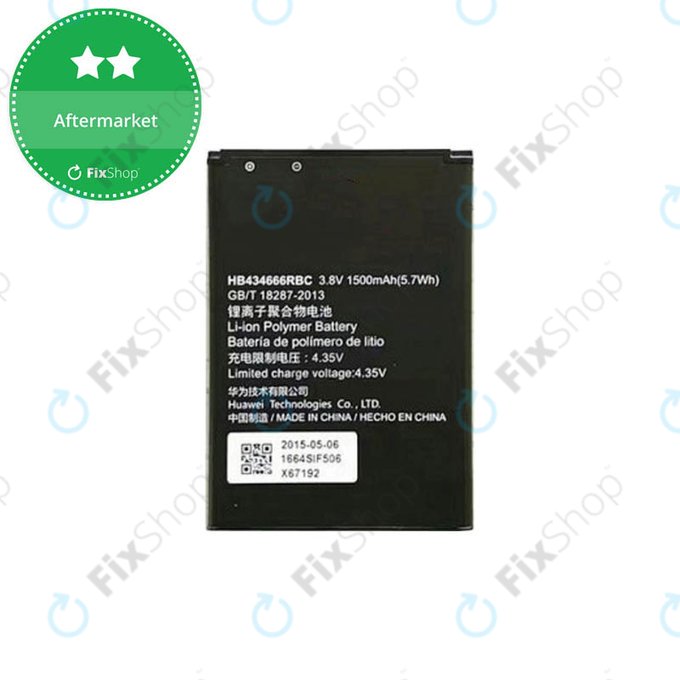 Bateria do Huawei, HB434666RBC, 1500mAh
