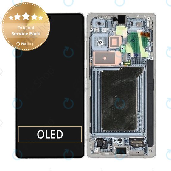 Wyświetlacz do Samsung Galaxy S25 Ultra, Ekran dotykowy z ramką, Titanium Silver, GH82-36387A, Genuine Service Pack
