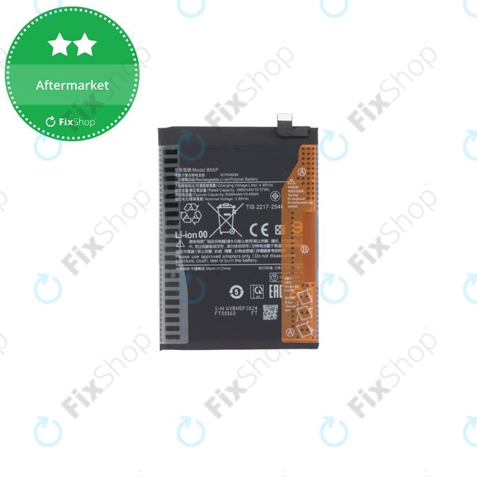 Bateria do Xiaomi Redmi Note 13 5G 2312DRAABC, BN5P, 5000mAh