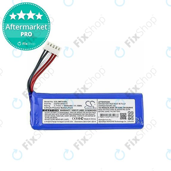 Bateria do JBL Flip 4, Li-Pol, 3000mAh, HQ