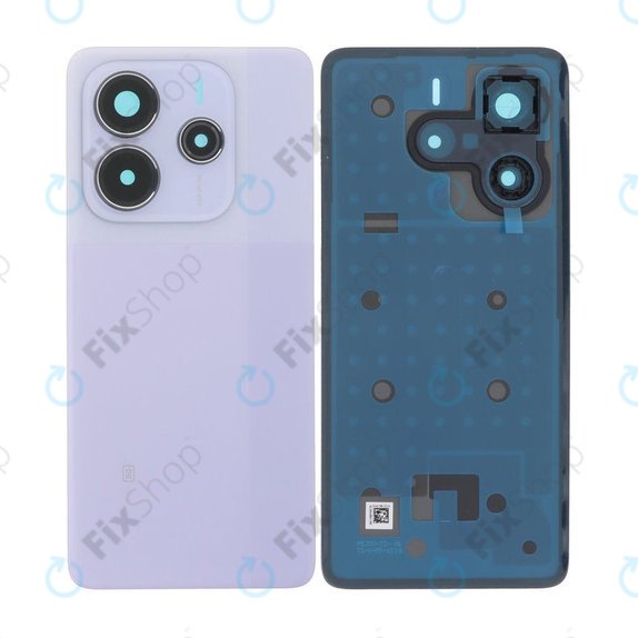 Tylna pokrywa baterii z kompletnym montażem do Xiaomi Redmi Note 14 5G 24094RAD4G, Lawendowy, Lavender