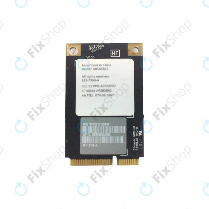 Karta sieci bezprzewodowej AirPORT AR5BXB92 do iMac 21.5" A1311 (Late 2009 - Mid 2010) | iMac 27" A1312 (Late 2009 - Mid 2010)