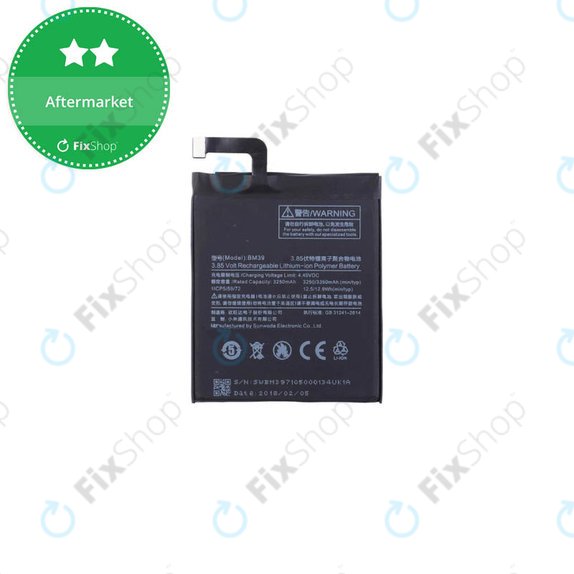 Bateria do Xiaomi Mi6, BM39, 3350mAh