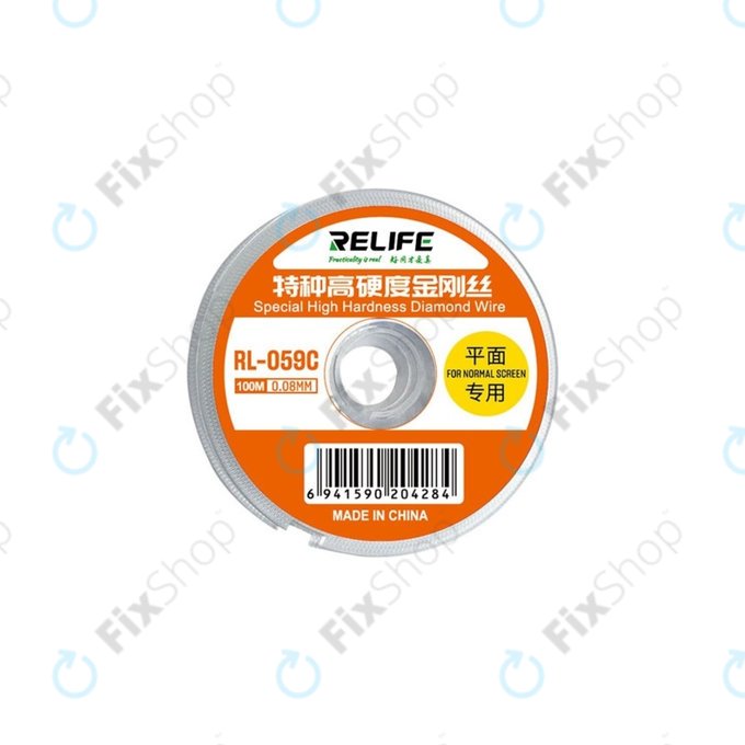 Drut do separacji wyswietlaczy LCD, 0.08mm x 100m, Relife RL-059C