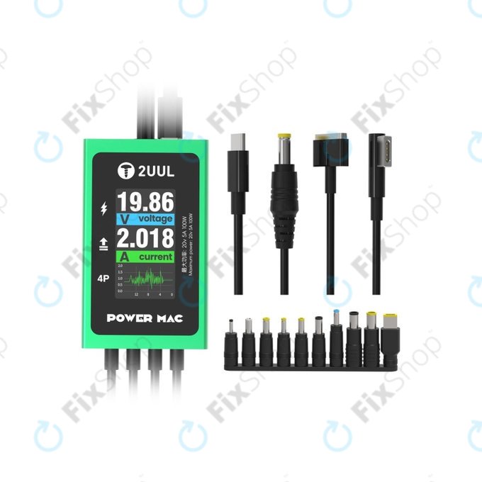 Diagnostyczny kabel zasilający z wyświetlaczem do laptopów, 2UUL PW08