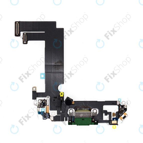 Złącze ładowania z taśmą flex do iPhone 12 Mini, Zielony, Green