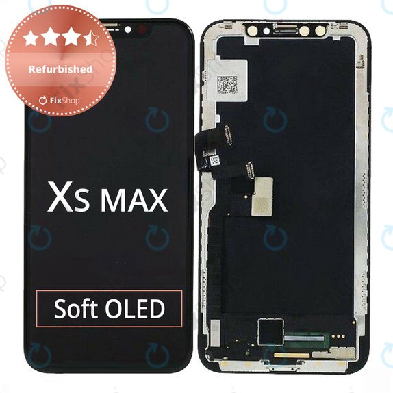 Wyświetlacz dla iPhone XS Max, Ekran dotykowy z ramką, Refurbished