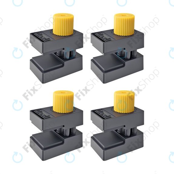 Plastikowy zacisk z gumowym wypełnieniem, zakres 12mm, 4 szt., QianLi iClamp