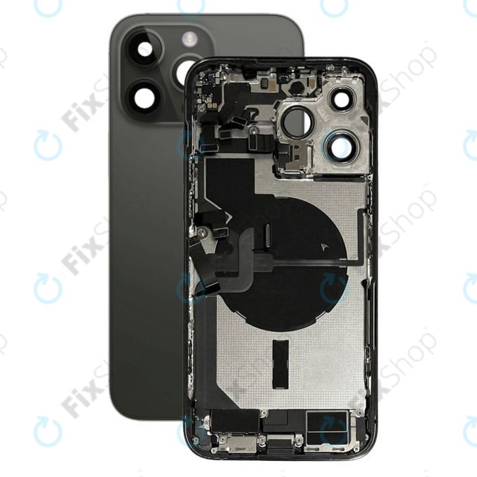 Tylna obudowa z malymi czesciami do iPhone 14 Pro Max, Space Black