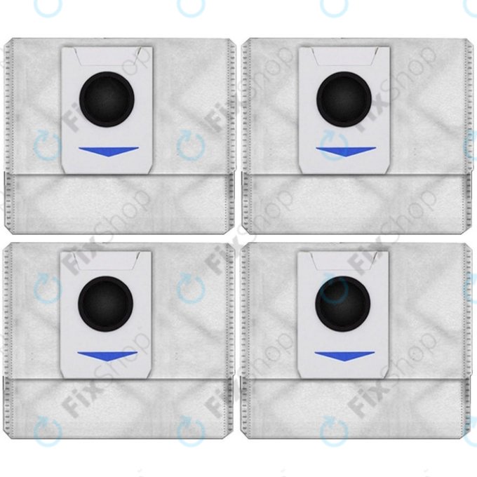 Worek na kurz, 4 szt., Antybakteryjny i usuwający zapachy do Ecovacs Deebot T-series, X-series