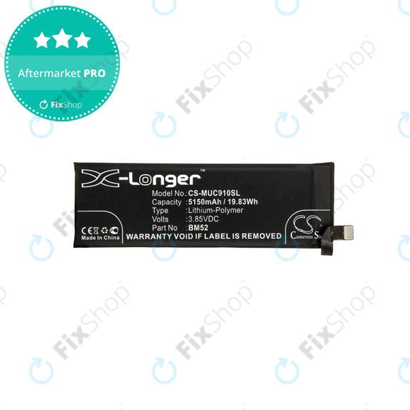 Bateria dla Xiaomi Mi Note 10 M190F4AG, 5150mAh, Li-Pol, 3.85 V, BM52, HQ