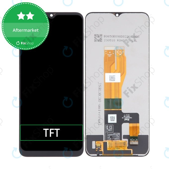 Wyświetlacz do Realme C30, RMX3581, Ekran dotykowy bez ramki, TFT