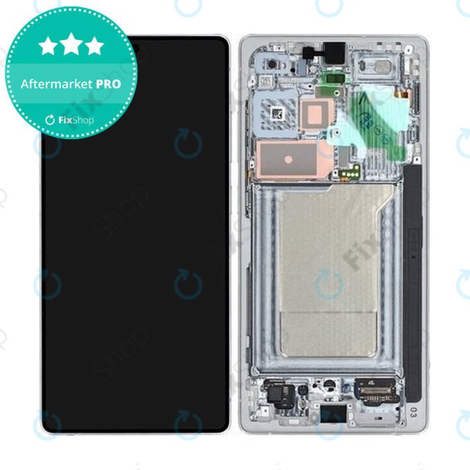 Wyświetlacz OLED do Samsung Galaxy S25 Ultra, Ekran dotykowy z ramką, Titanium Silverblue