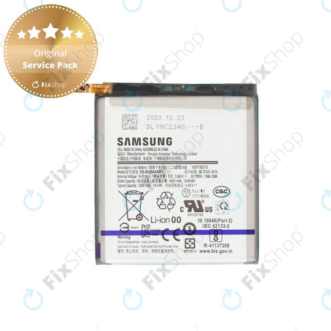 Bateria do Samsung S22 Plus S906B, EB-BS906ABY, 4500mAh, GH82-27502A, Genuine Service Pack