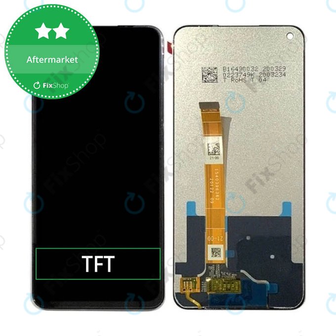 Wyświetlacz do Oppo A52, A72, A92, Ekran dotykowy bez ramki, TFT